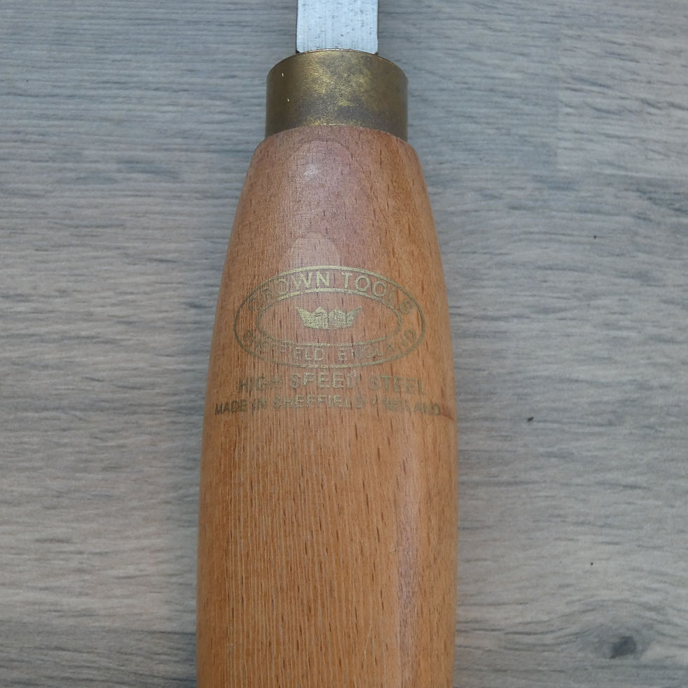 Thumbnail: 1/2" (13mm)  Square End Scraper - HSS - Crown Tools