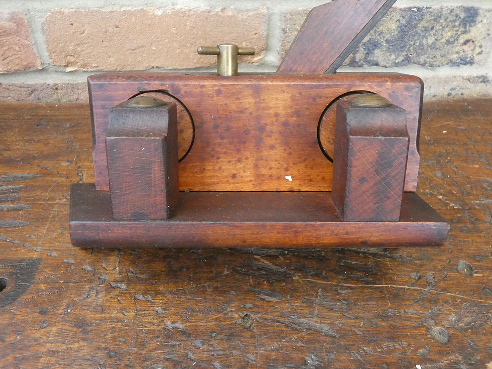Thumbnail: A Vintage/Collectable Screw Stem Plough Plane by Emir