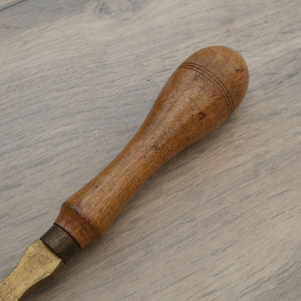 Thumbnail: A Vintage Leatherworker's Double Pricking/Stitching/Tracing Wheel