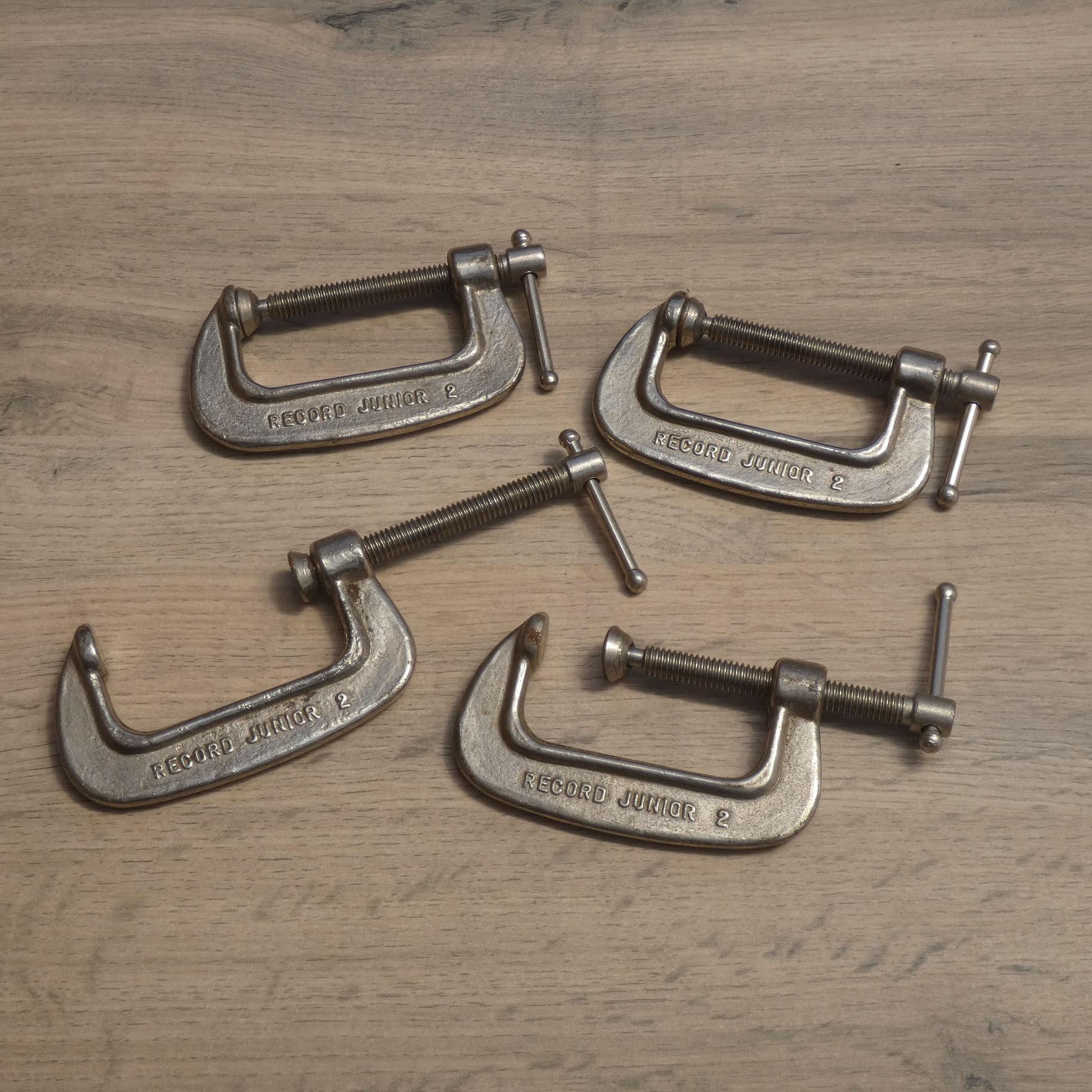 A Set of 4 x Record Junior 2" G Clamps
