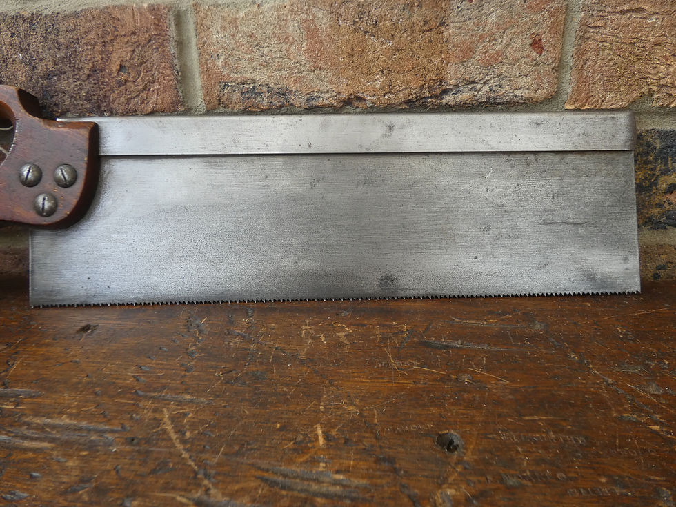 Thumbnail: Vintage 14" Steel Back Tenon Saw - John Cotteril Sheffield