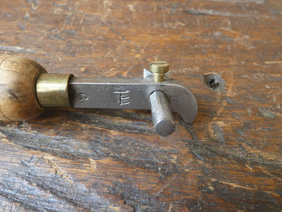 Thumbnail: Vintage Leatherworkers  Moveable Peg Wheel - L Richter