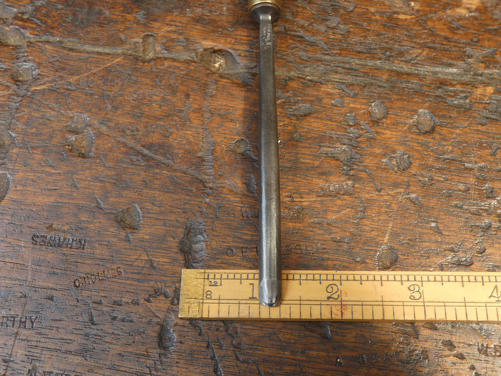 Thumbnail: 1/4" (6mm) Curved Gouge Carving Chisel - No 16 - S J Addis