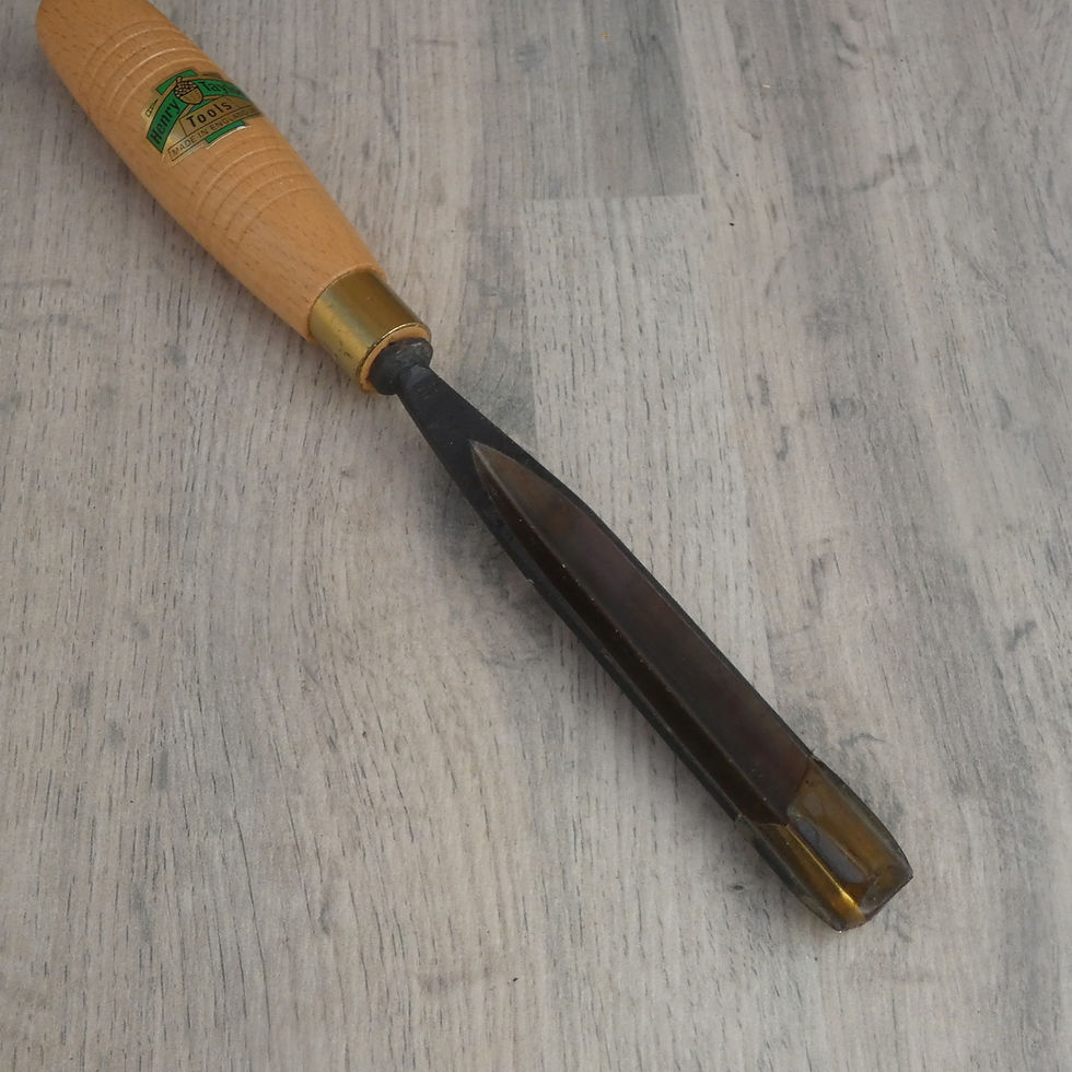 Thumbnail: A New 3/4"(20mm) Straight V Parting Tool - No 45 - Henry Taylor