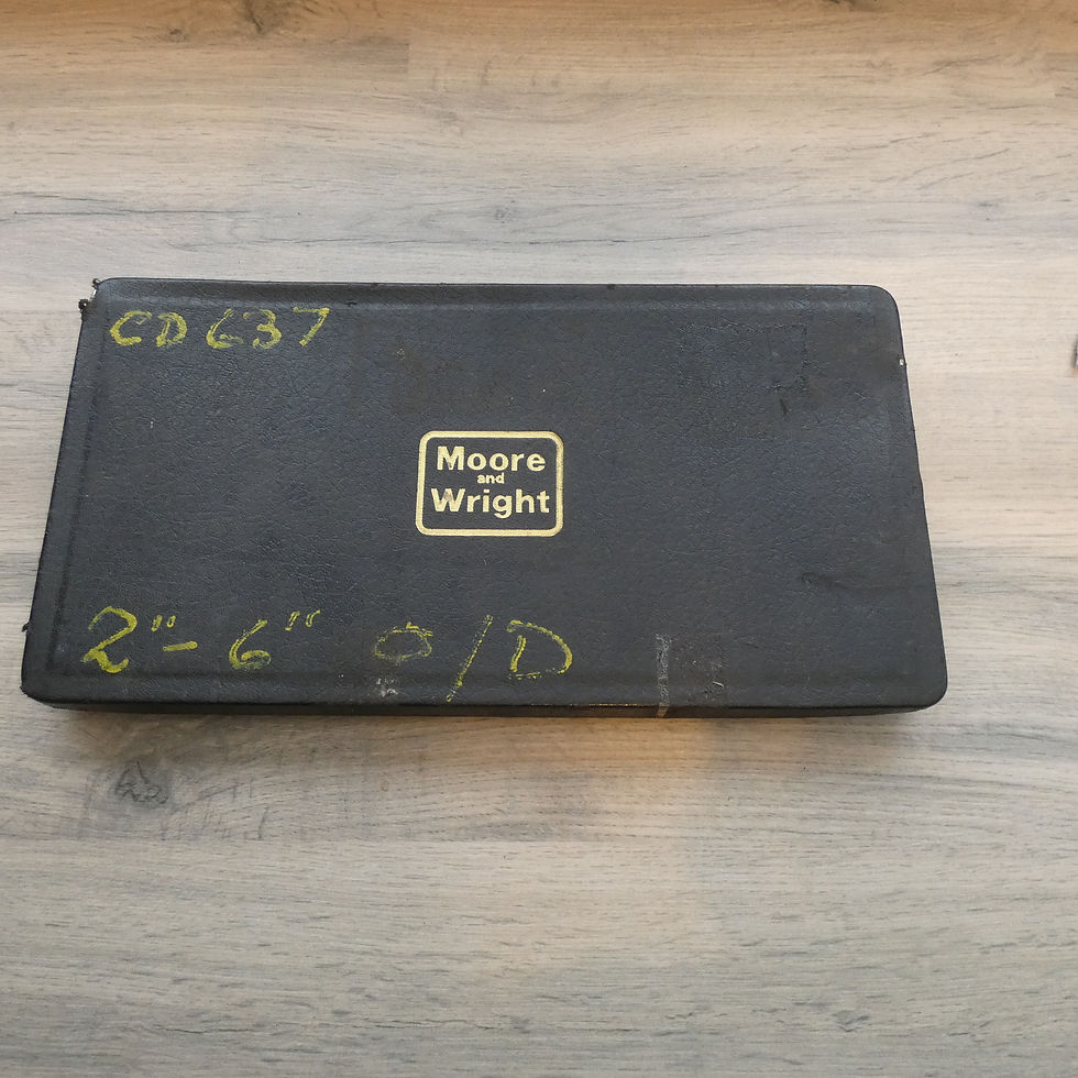 Thumbnail: Boxed Moore & Wright No 942 2 - 6" Micrometer