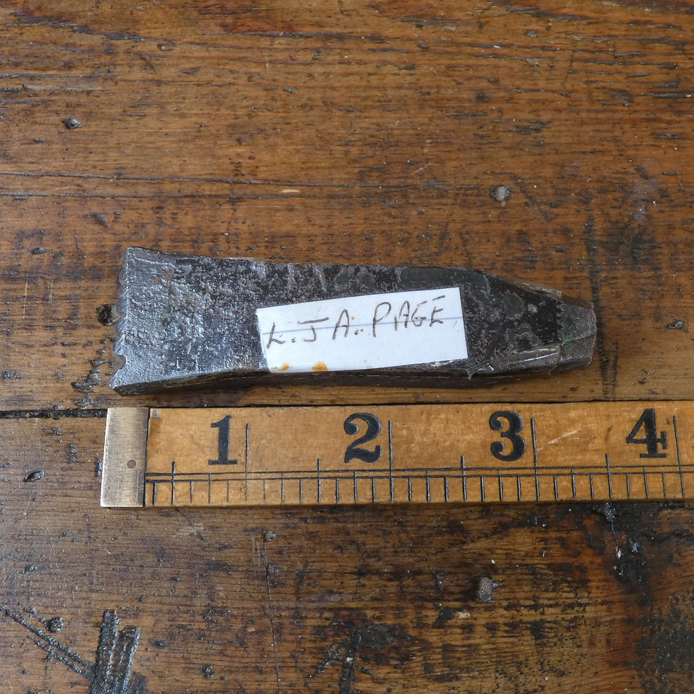 Thumbnail: Vintage Carpenter's Stamp - L J A PAGE