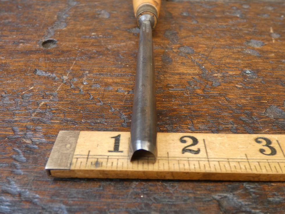 Thumbnail: A Lovely 5/16" (8mm) Straight Gouge Carving Chisel - No 11 - Frost Norwich