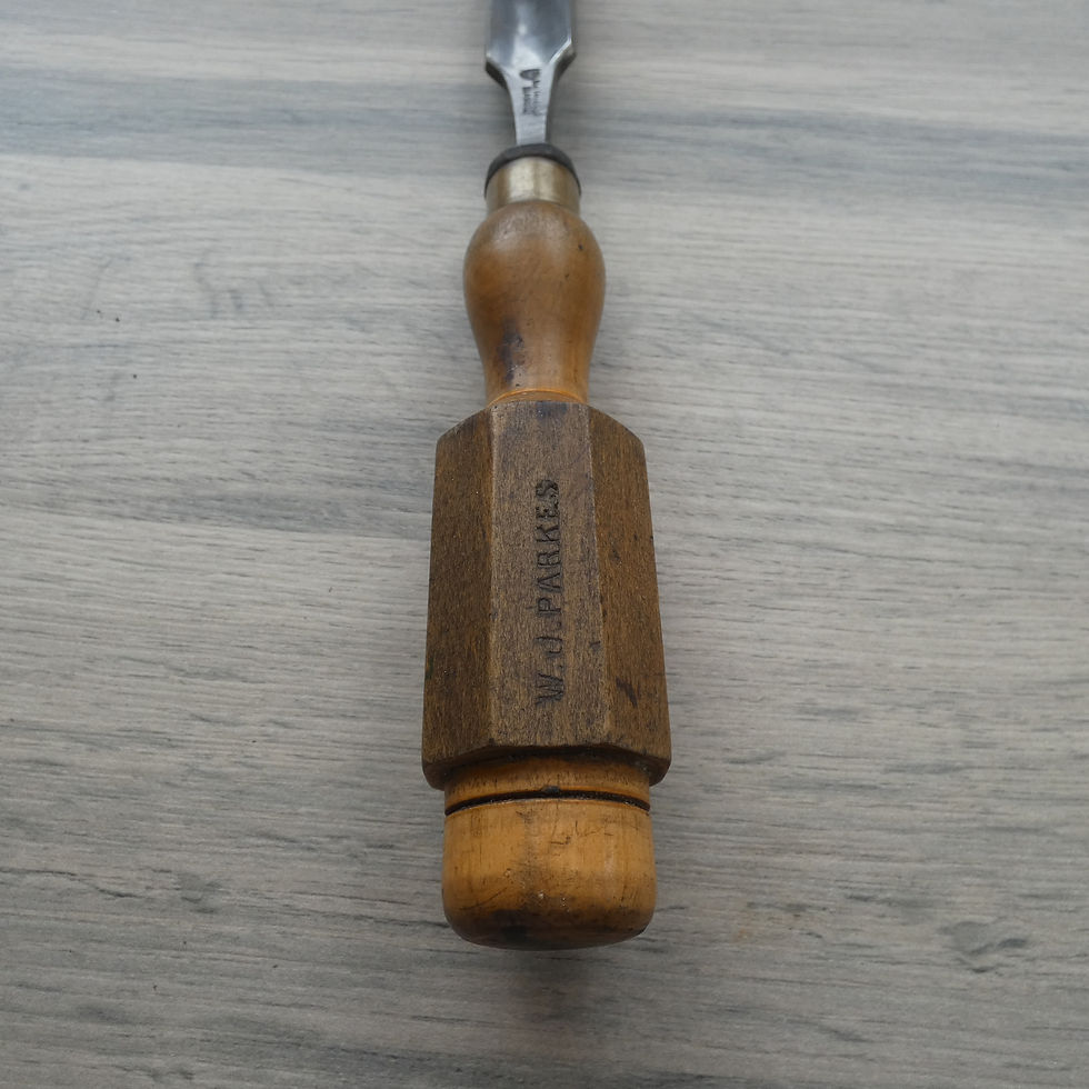 Thumbnail: 3/4" (20mm) Paring Gouge Chisel - In-Cannel - Mathieson Glasgow