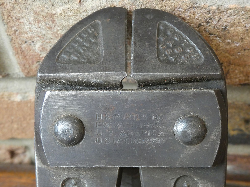 Thumbnail: Vintage H K Porter USA Bolt Cutters/ Croppers - 3/8"