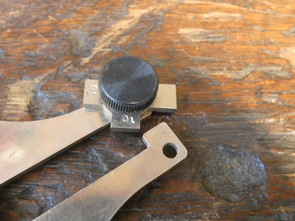 Thumbnail: Woodturning Tools - Robert Sorby Thread & Sizing Gauge