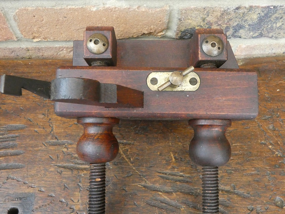 Thumbnail: A Vintage/Collectable Screw Stem Plough Plane by Emir