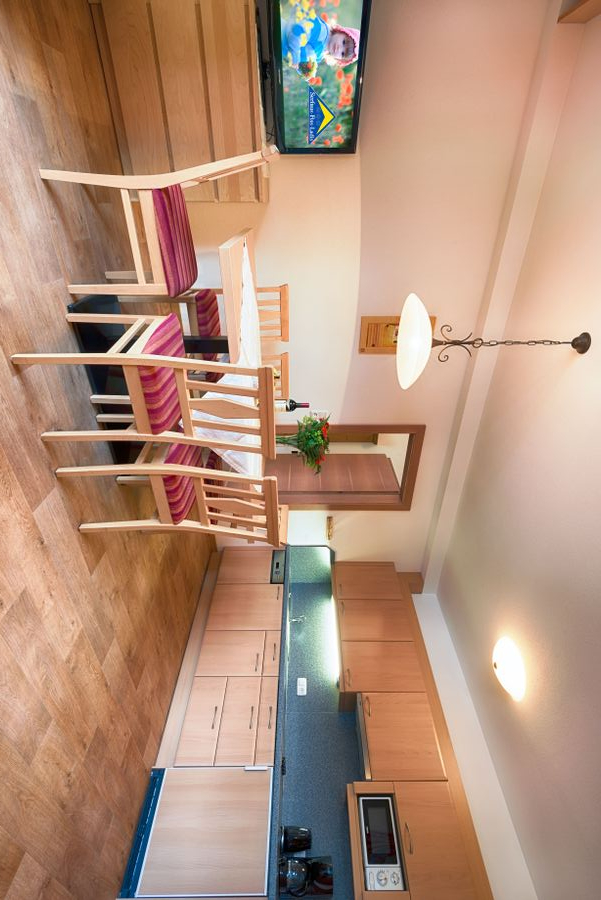 Wohnküche im Appartement Furgler
