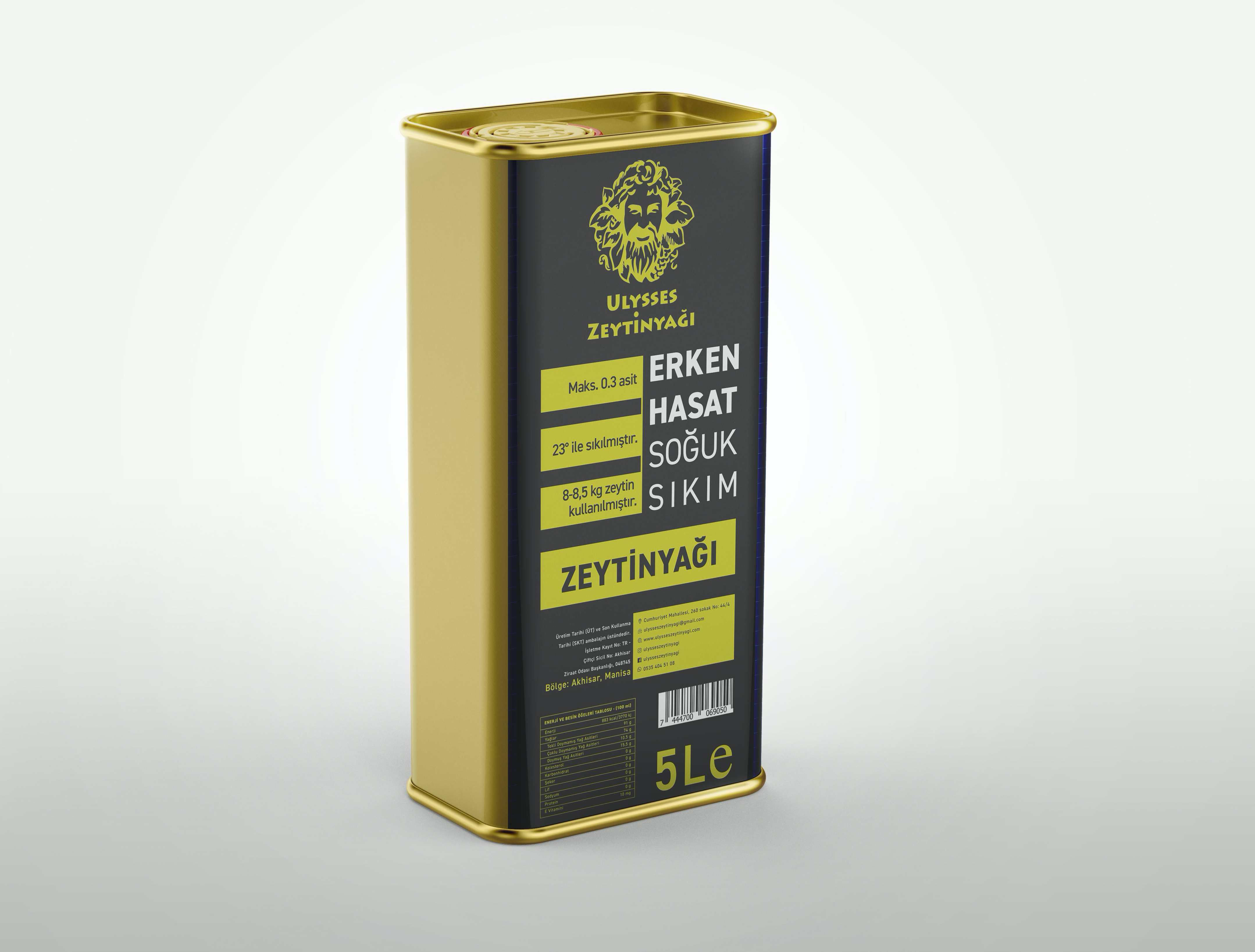 Klasik Erken Hasat-Soğuk Sıkım Zeytinyağı