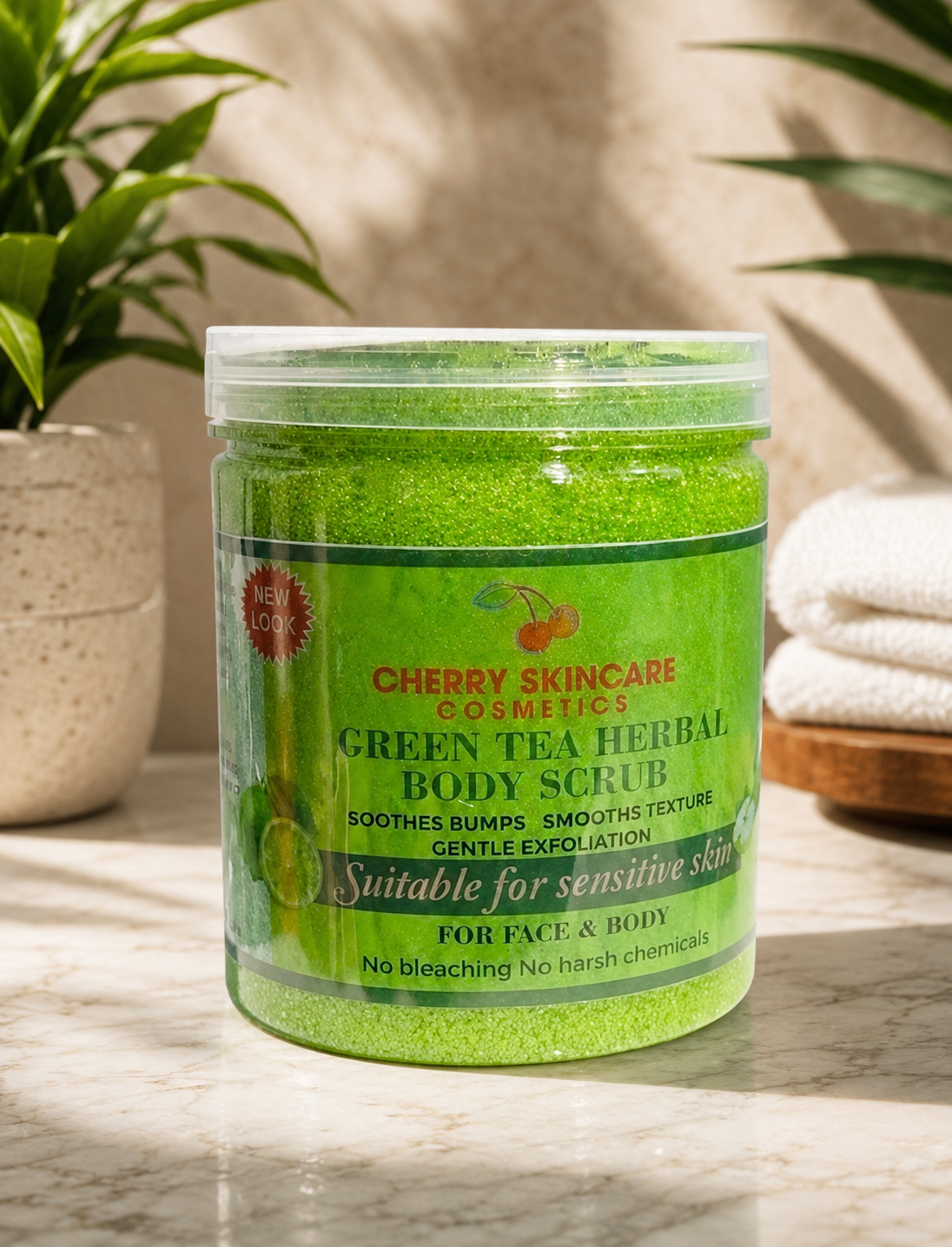 Green Tea Herbal Scrub
