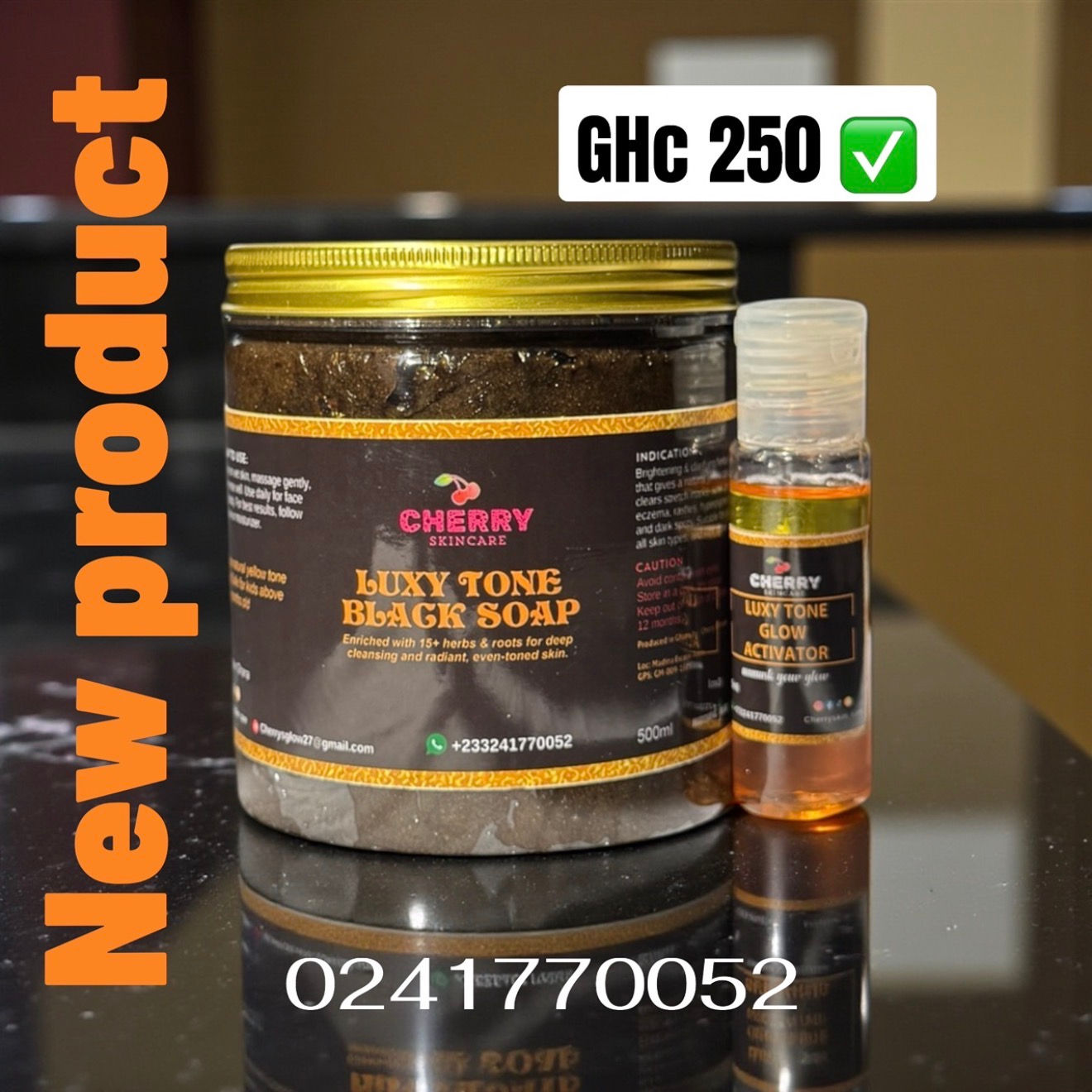 LuxyTone Black Soap
