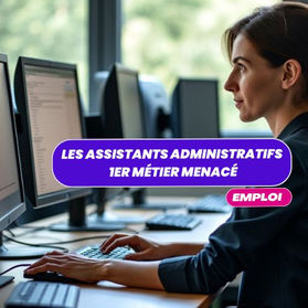 IA 2024 : Les Assistants Administratifs, 1er métier menacé - 600 000 Emplois en danger