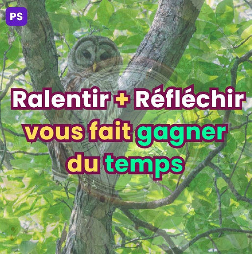 Pourquoi ralentir et réfléchir vous fait gagner du temps 💭