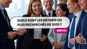 métiers recherchés France 2025