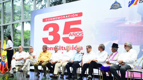 Los exconstituyentes conversaron sobre los pilares fundamentales para consolidar la democracia y responder a los desafíos del país, por medio del diálogo, la participación ciudadana, la descentralización y la autonomía territorial.