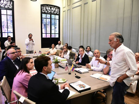 La reunión proyecta un trabajo conjunto entre los representantes de las agencias del Gobierno estadounidense y la administración departamental, para consolidar al Atlántico como un centro estratégico de integración para las Américas y los avances en infraestructura, tecnología, innovación, seguridad y desarrollo económico.