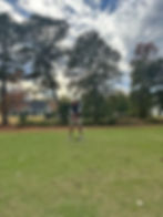 Peter golfing