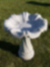 Scroll Bird Bath