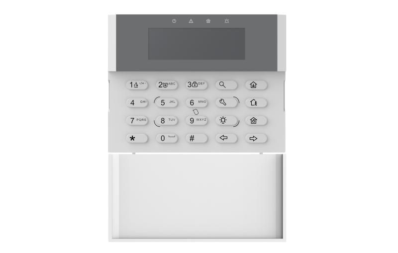 Thumbnail: Hikvision DS-PK1-LRT-HWB – AX Hybrid Wired LCD Keypad