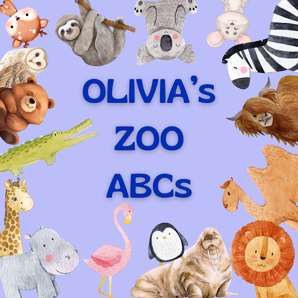 TODDLER BOOKS - OLIVIA'S ZOO ABCs