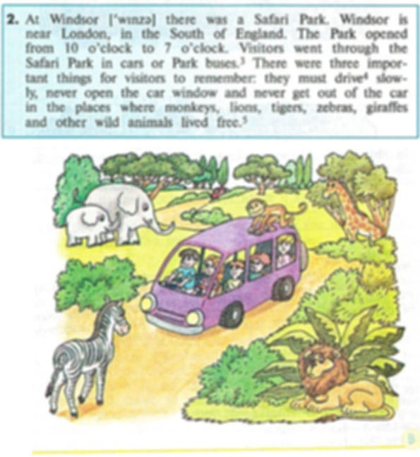 Let us read. Read and say why birds and animals move from one country to another.