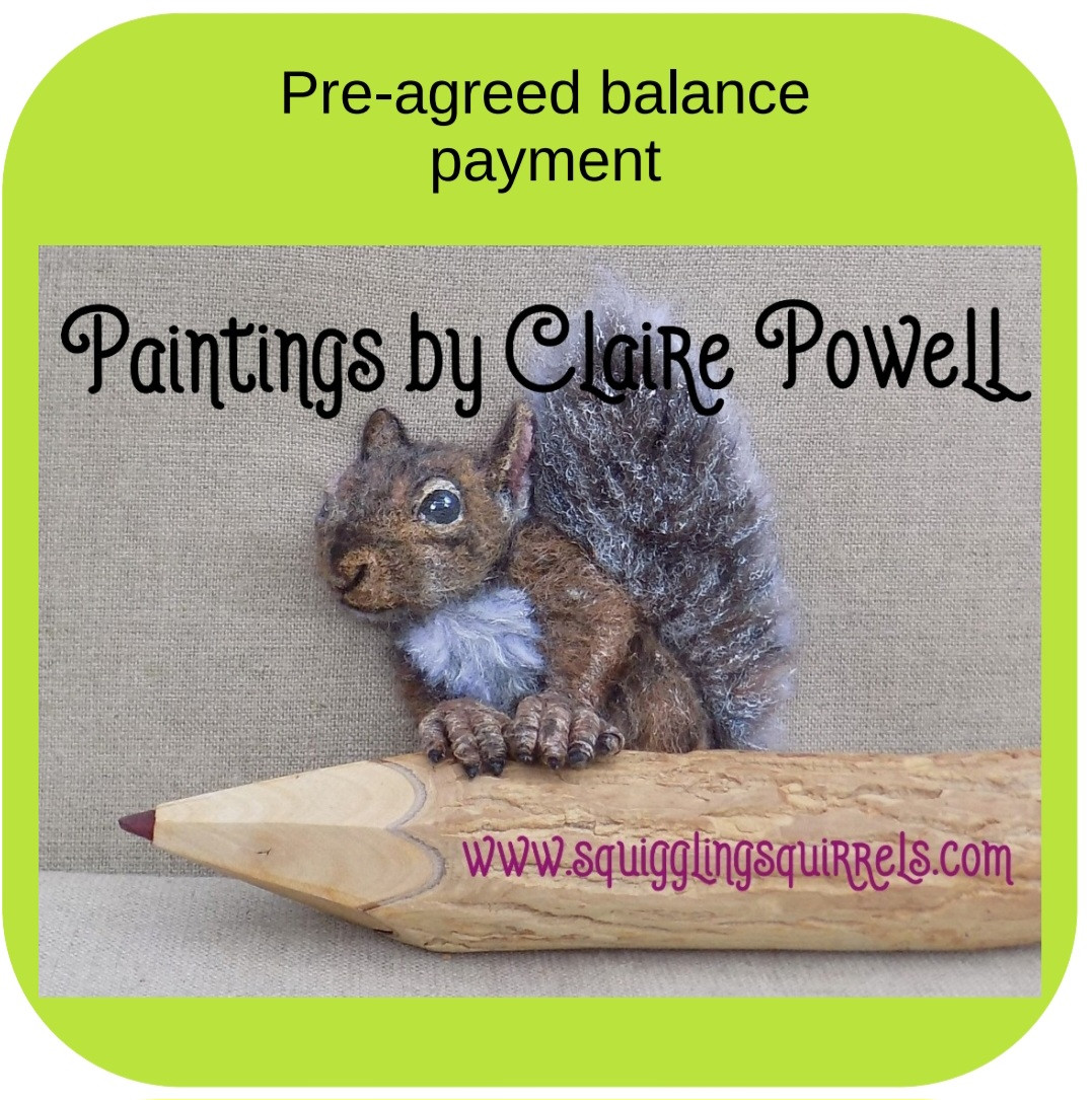 Balance payment as agreed