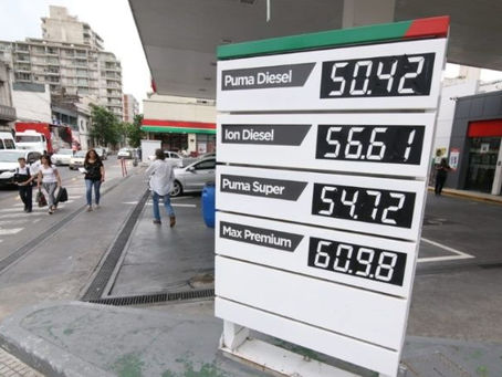 Los combustibles subieron otro 5% y la súper roza los 55 pesos
