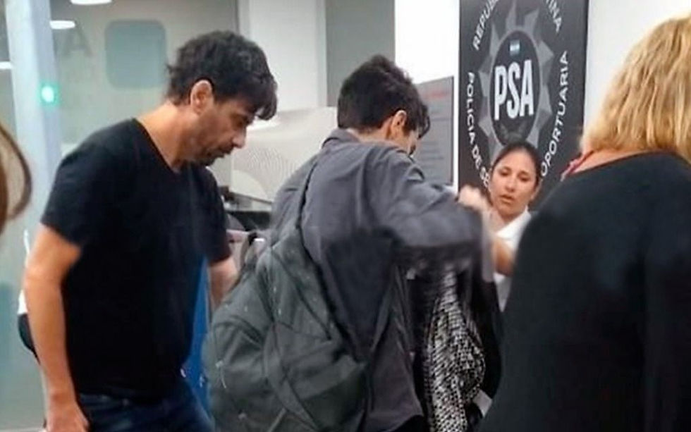 Después de pasar una semana en Funes, Darthés volvió a Brasil