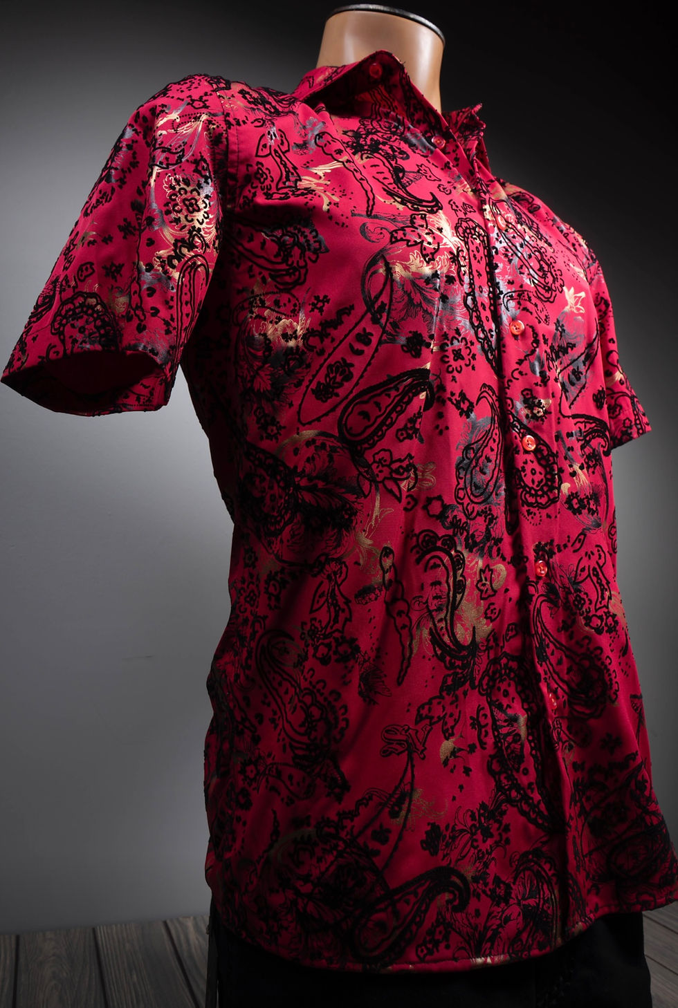 Thumbnail: El Patroncito Red Short Sleeve Shirt