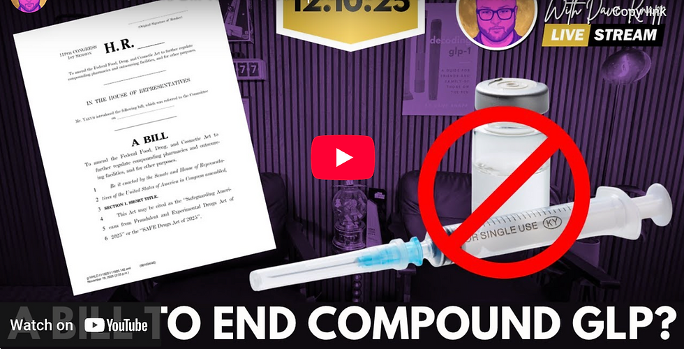 This New Bill Could Effectively End Compounded GLP-1 Access for Hundreds of Thousands