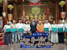 อว. มอบเกียรติบัตรแก่นักออกแบบนานาชาติ สืบสานมิติศรัทธาและวัฒนธรรมร่วมของสมัย เนื่องในวันวิสาขบูชา ในงานนิทรรศการ “งานดอกไม้พุทธบูชาแห่งเอเชีย”