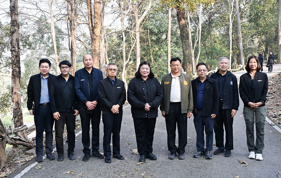 วช. ตรวจเยี่ยมพื้นที่การใช้นวัตกรรม "ระบบตรวจจับและเฝ้าระวังไฟป่าแบบครบวงจร" ณ อุทยานแห่งชาติแม่ยม ต.สะเอียบ อ.สอง จ.แพร่