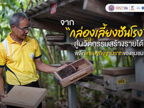 จาก "กล่องเลี้ยงชันโรง" สู่นวัตกรรมสร้างรายได้ พลิกเศรษฐกิจฐานรากของชุมชน