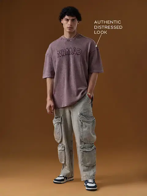 Dusty Pink  Oversized T-Shirts