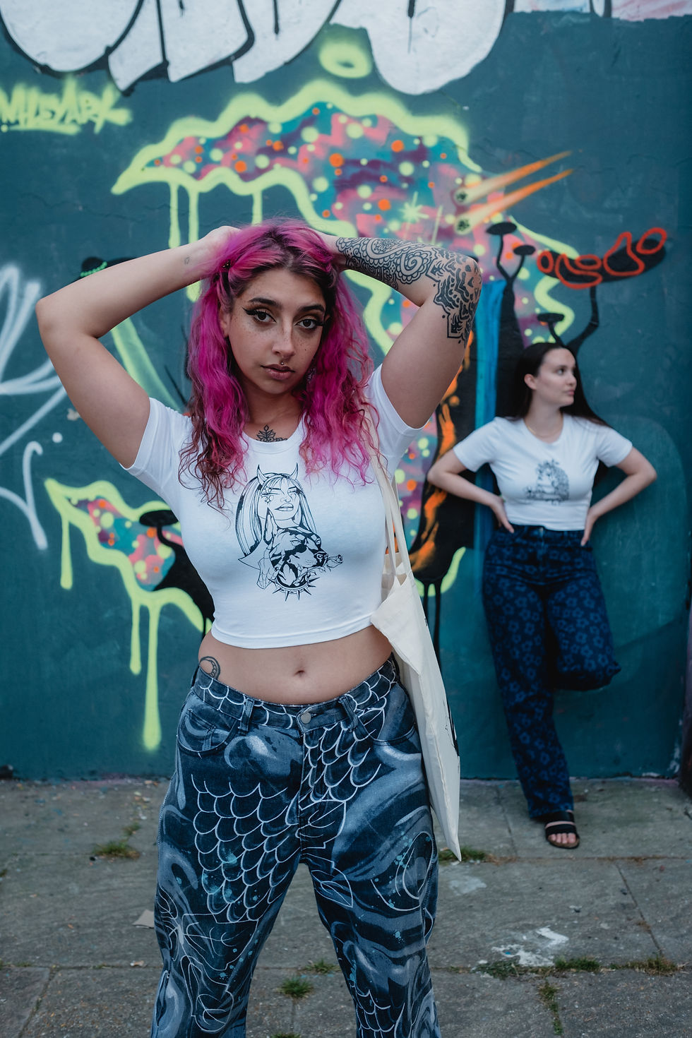 Thumbnail: DEVIL & HER DOBERMAN Baby Tee