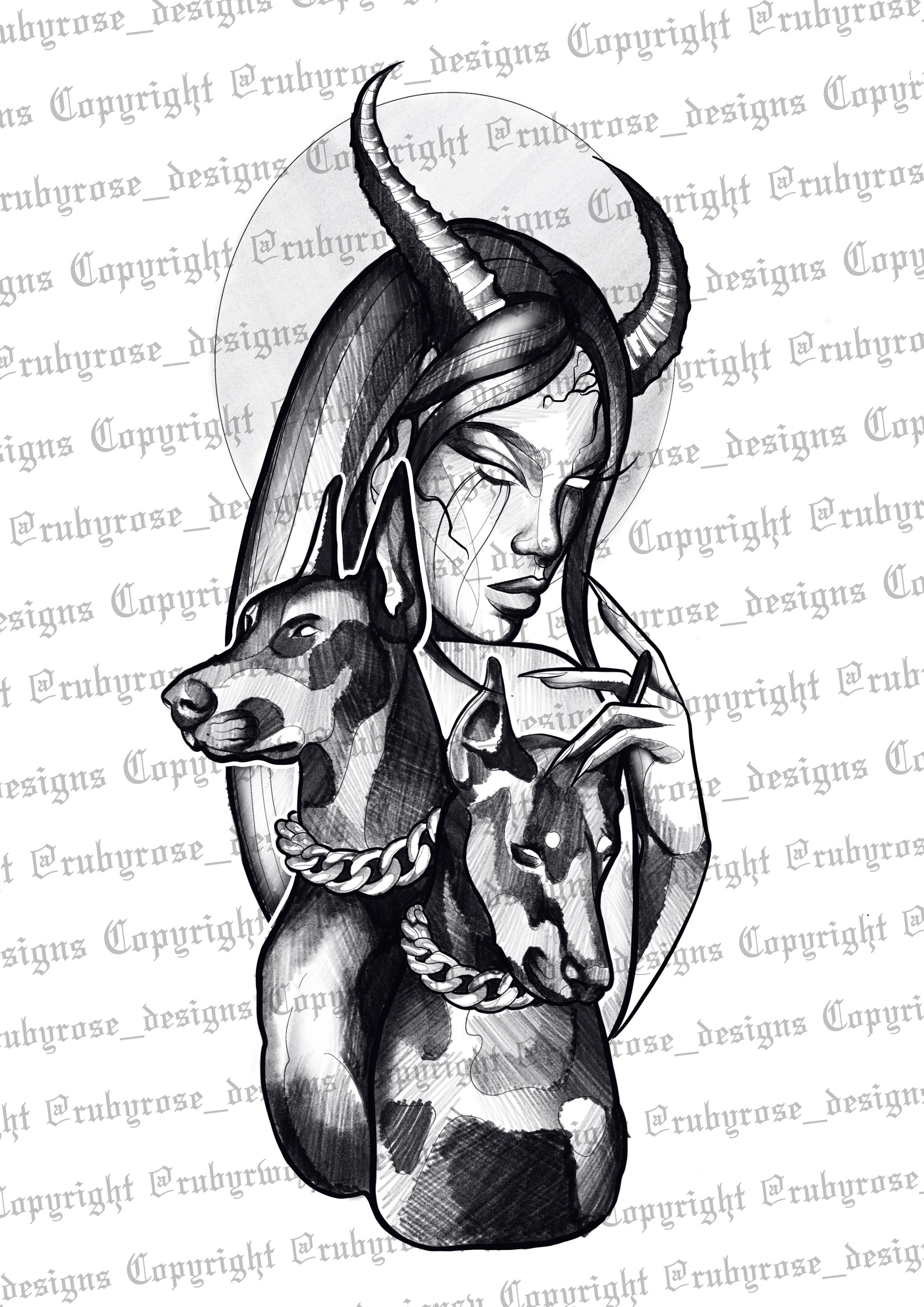 Devil and her Dobermann Pt.2