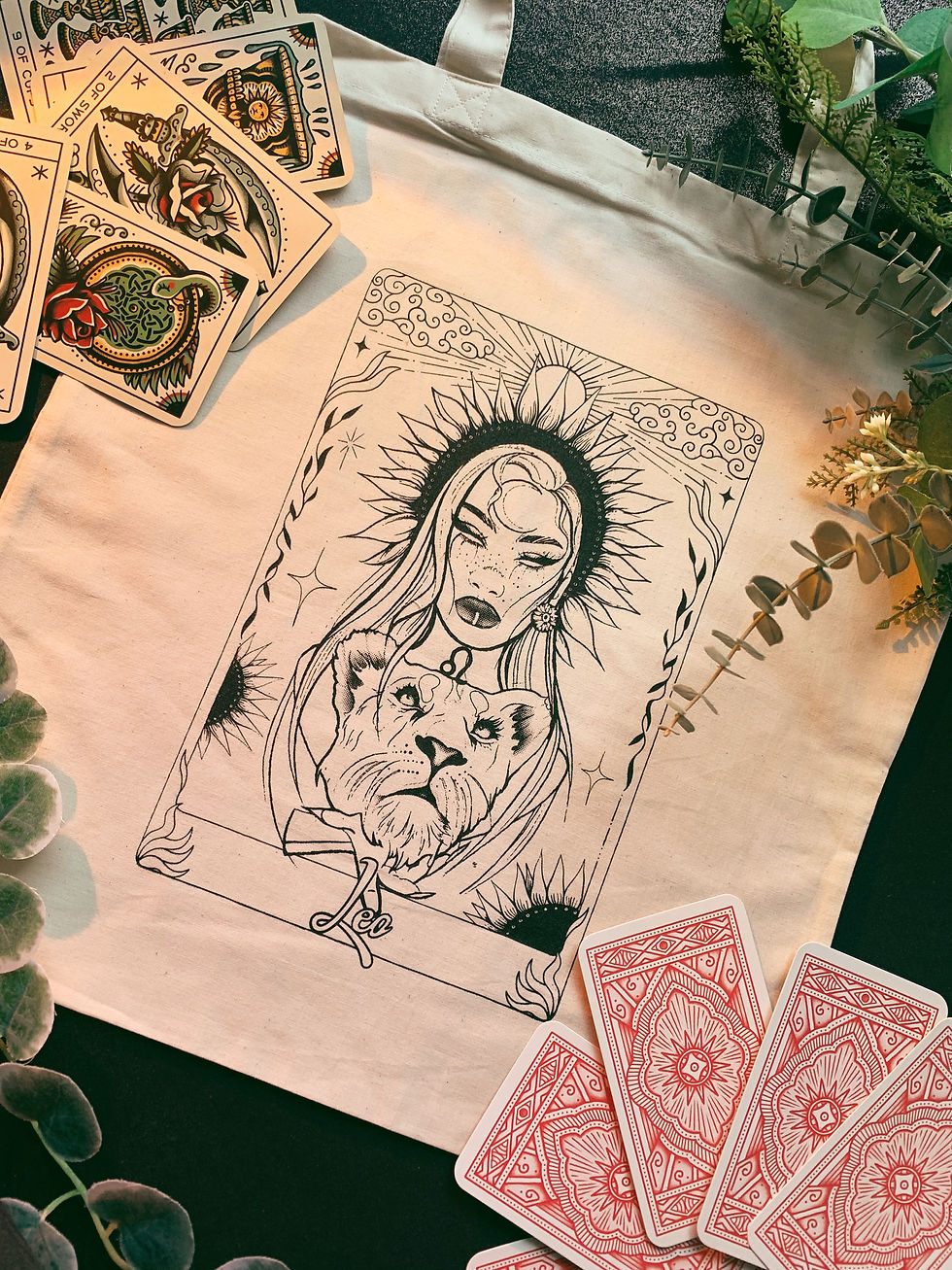 Thumbnail: Zodiac Tarot Tote Bag