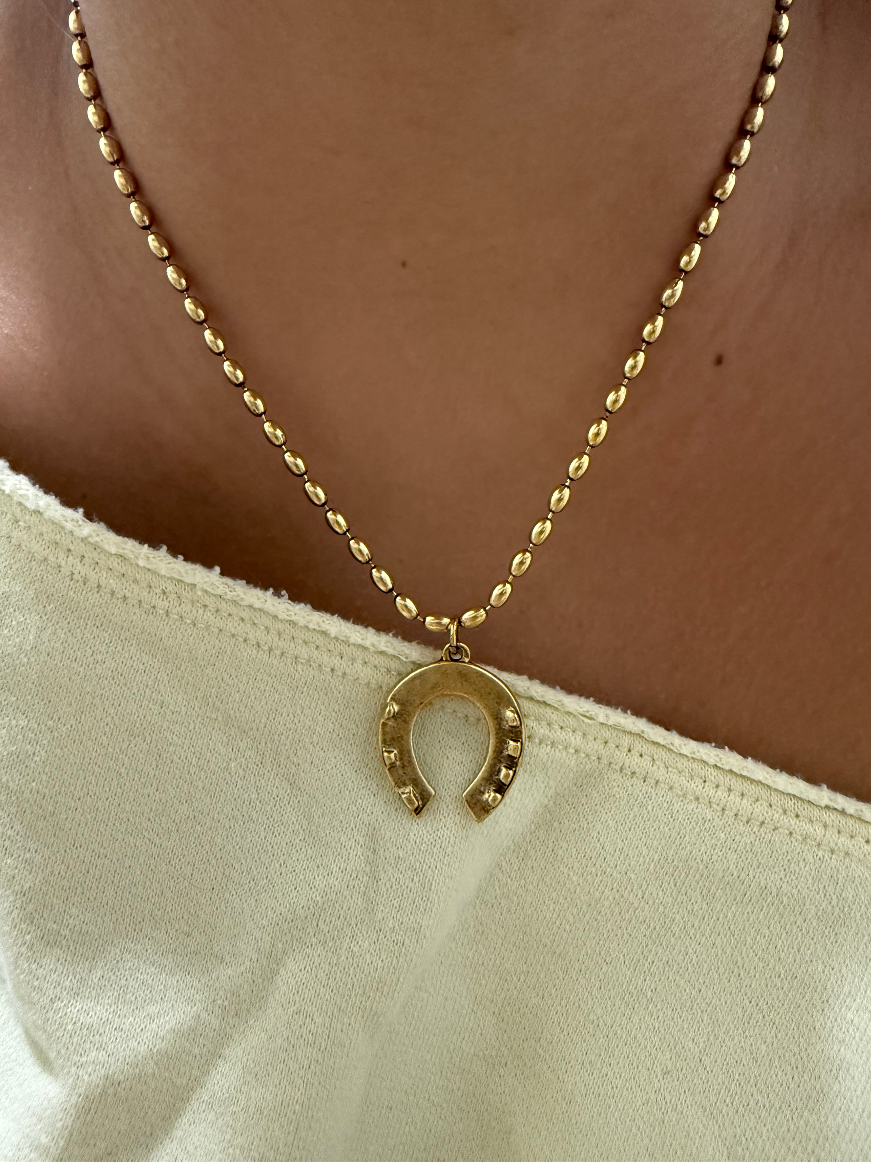 Lucky Horseshoe Necklace