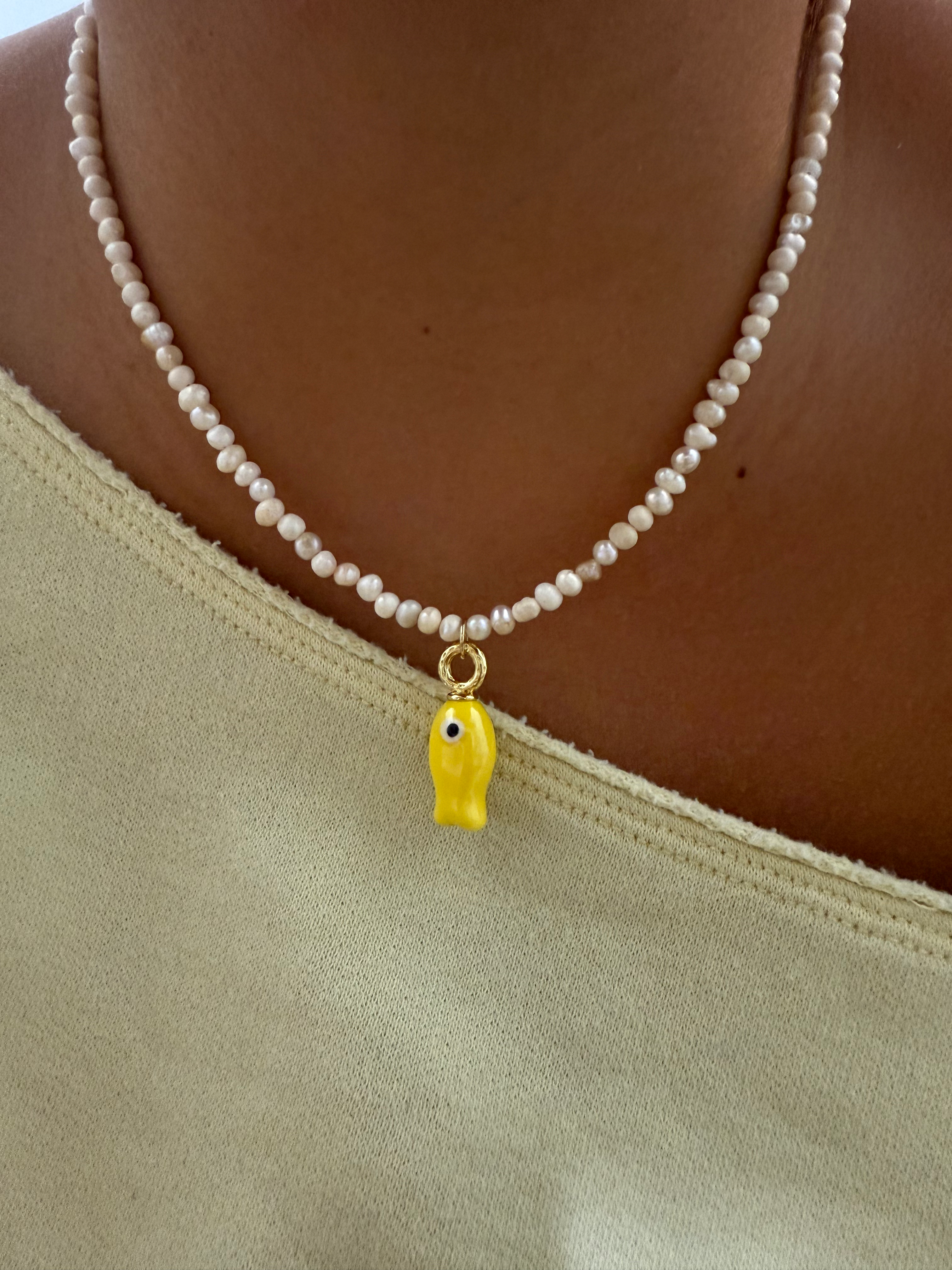 Marigold Fish Necklace