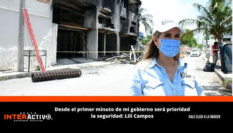 Desde el primer minuto de mi gobierno será prioridad la seguridad: Lili Campos