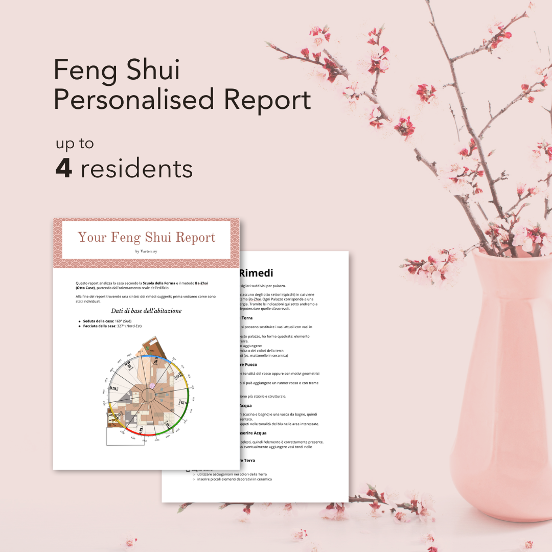 Feng Shui Personalised Report (1 floor up to 4 residents)