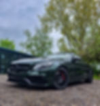 Mercedes-Benz full car wrap in midnight green