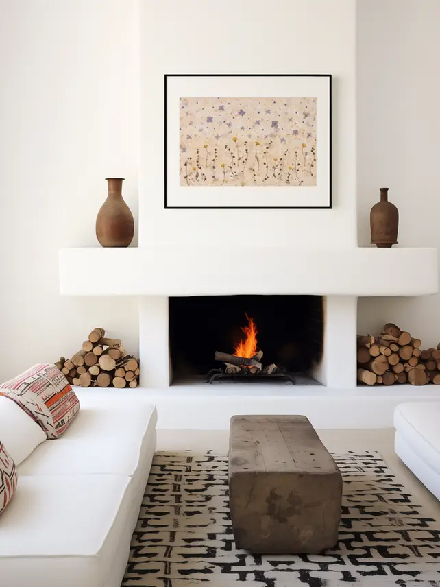 Interior image of Giclee print Purple & Yellow Wildflowers by Sarah Cadman