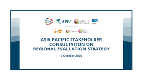 Co-creating Asia Pacific regional evaluation strategy for the SDGs