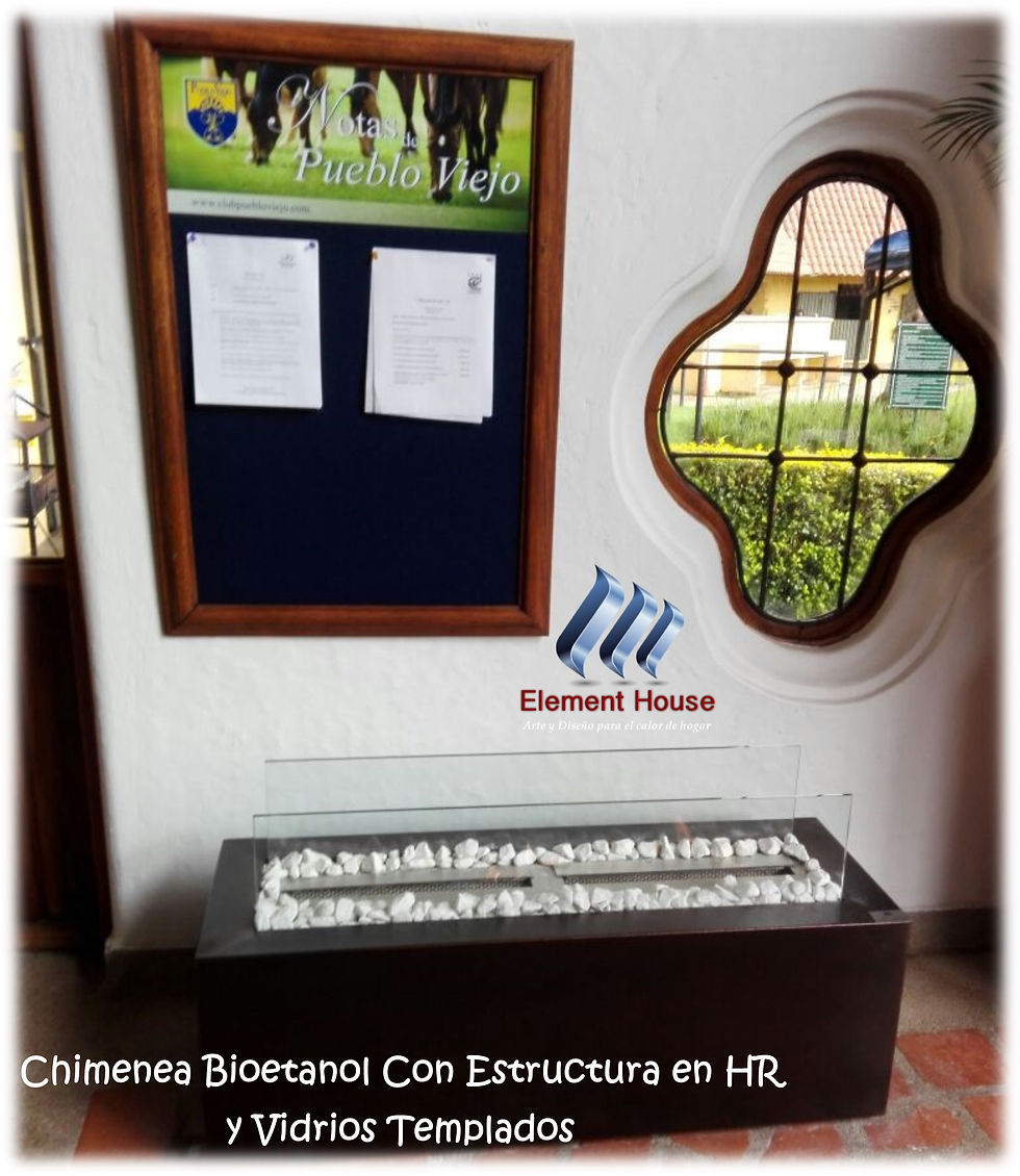 chimenea bioetanol element house