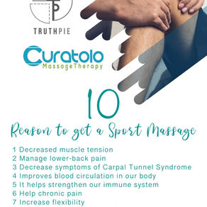 10 Reasons to get a Sports Massage